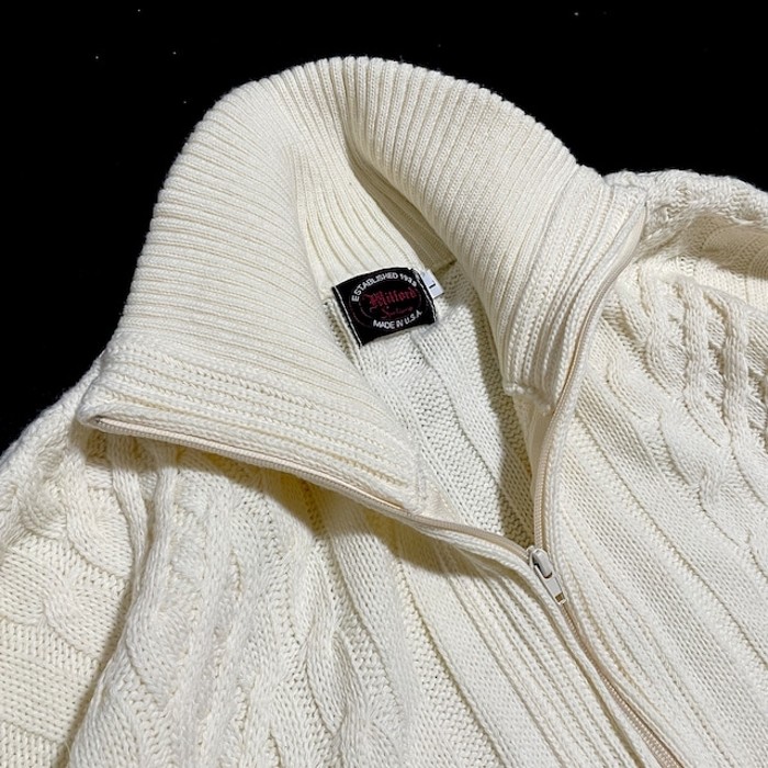 70s turtle neck acryl zip up knit jacket | Vintage.City 古着屋、古着コーデ情報を発信