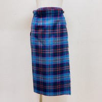 ハイランドホーム　ウールスカート　巻きスカート　スコットランド製　チェック柄 | Vintage.City ヴィンテージ 古着