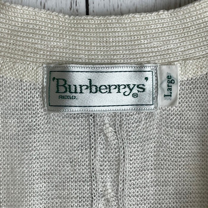 Burberry’s  90s old ベストカーディガン オフホワイト | Vintage.City 古着屋、古着コーデ情報を発信