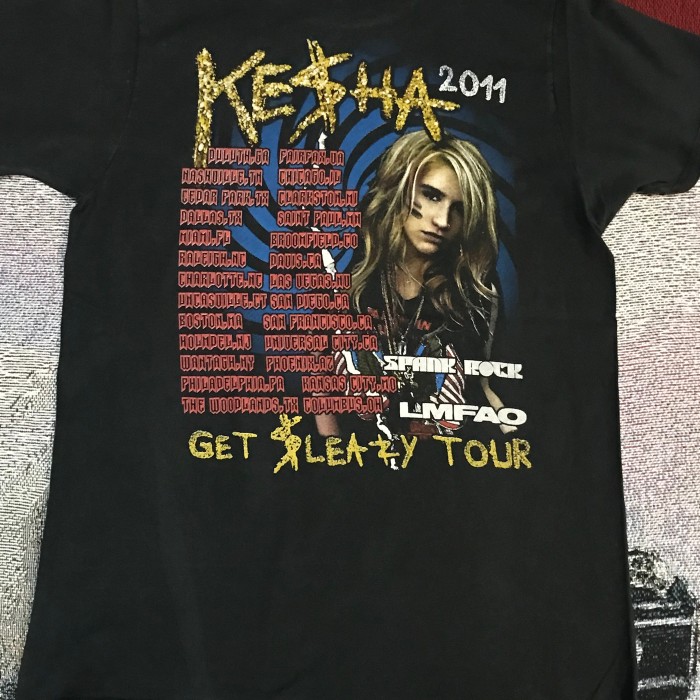 Kesha Get Sleazy Tour 2011 Tシャツ | Vintage.City 古着屋、古着コーデ情報を発信