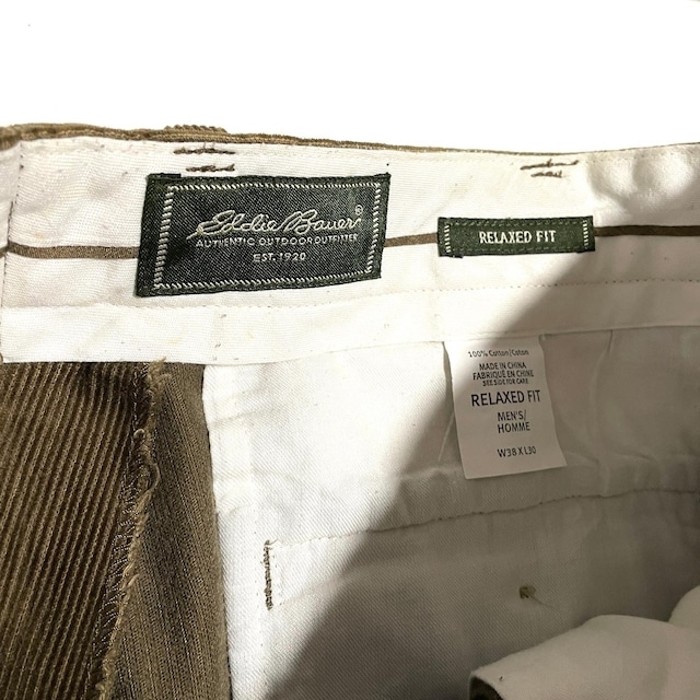 eddie bauer corduroy two tuck slacks | Vintage.City 古着屋、古着コーデ情報を発信