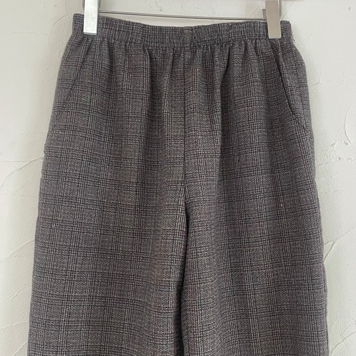 Made in USA plaid pattern easy pants | Vintage.City 古着屋、古着コーデ情報を発信