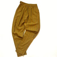 striped tuck tapered pants | Vintage.City 古着屋、古着コーデ情報を発信
