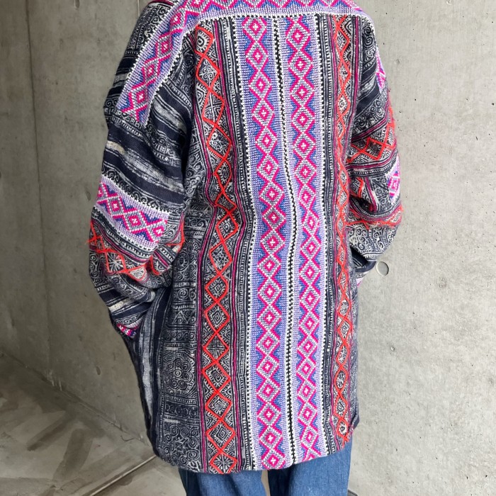 Black Hmong antique cloth jacket | Vintage.City Vintage Shops, Vintage Fashion Trends