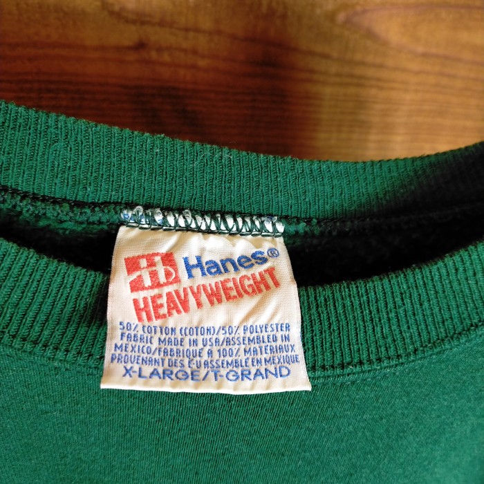 90's Hanes/ CREWNECK SWEAT / Green | Vintage.City Vintage Shops, Vintage Fashion Trends