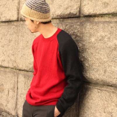 21AW Y's Bicolor Mohair Knit | Vintage.City ヴィンテージ 古着