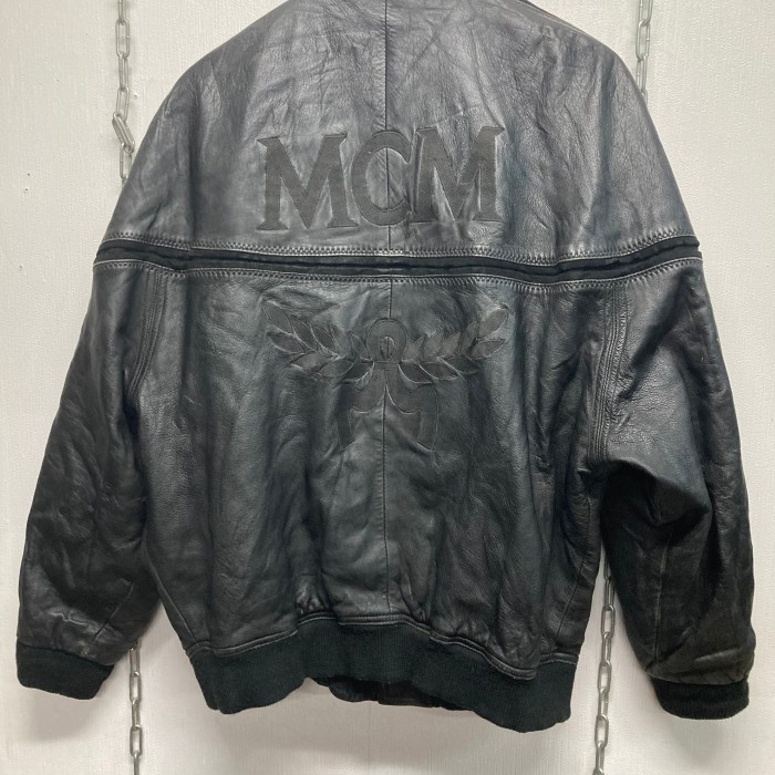90’s vintage MCM leather blouson M | Vintage.City 古着屋、古着コーデ情報を発信