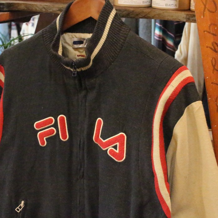 FILA stadium jacket スタジャン Mサイズ | Vintage.City 古着屋、古着コーデ情報を発信