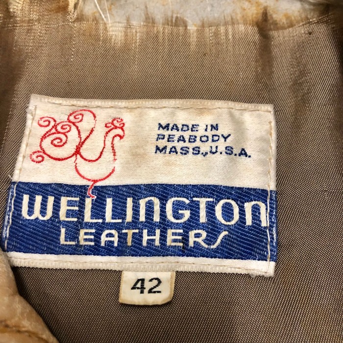 60～70s WELLINGTON/Leather Jacket/USA製/42 | Vintage.City 古着屋、古着コーデ情報を発信