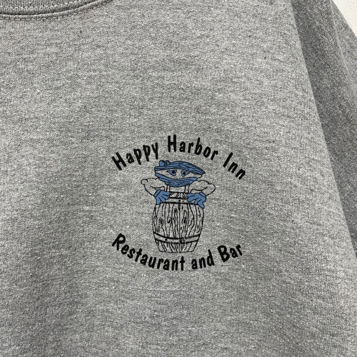 "Happy Harbor Inn” Print Sweat Shirt | Vintage.City 古着屋、古着コーデ情報を発信