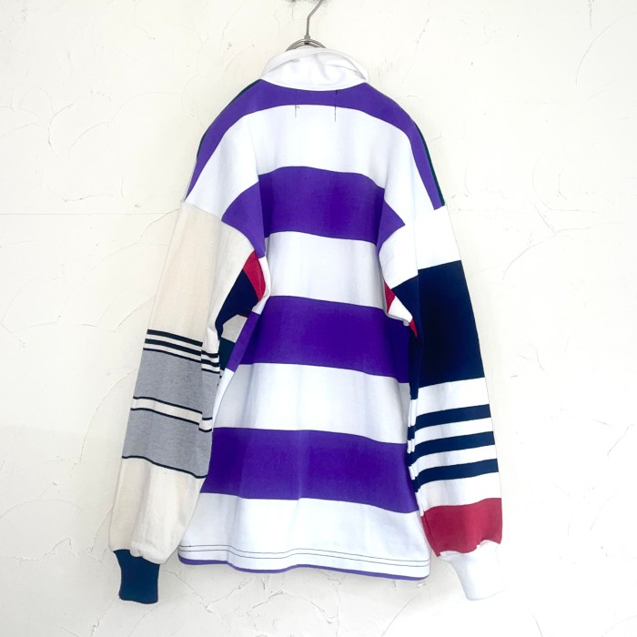 USA COLUMBIAKNIT crazy rugby shirt | Vintage.City 古着屋、古着コーデ情報を発信