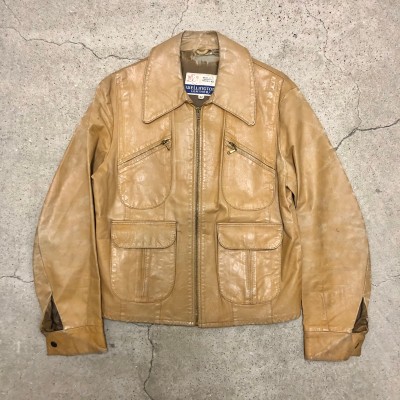 60～70s WELLINGTON/Leather Jacket/USA製/42 | Vintage.City ヴィンテージ 古着