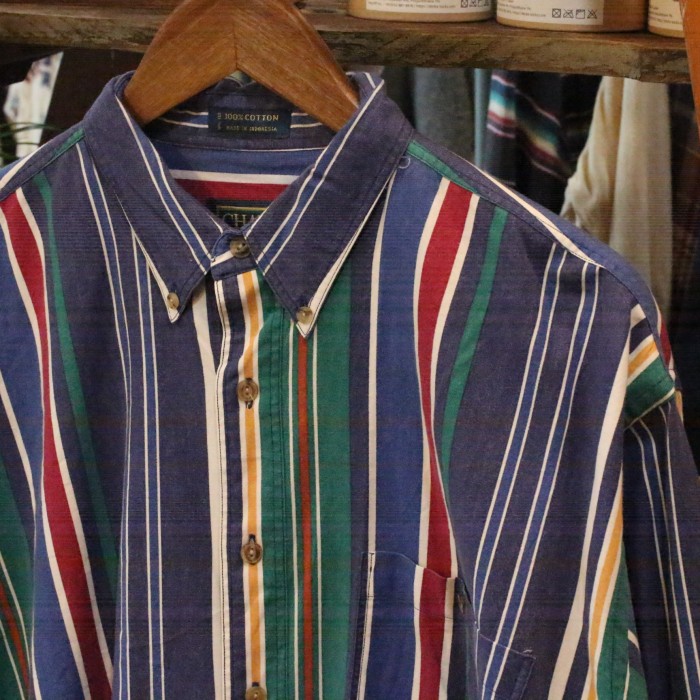 CHAPS Ralph Lauren striped shirt Lサイズ | Vintage.City 古着屋、古着コーデ情報を発信