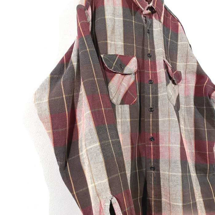 1980's FIVEBROTHER heavy flannel shirt | Vintage.City Vintage Shops, Vintage Fashion Trends