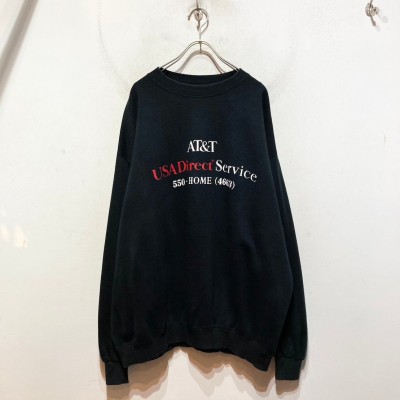 “AT&T” Print Sweat Shirt | Vintage.City ヴィンテージ 古着
