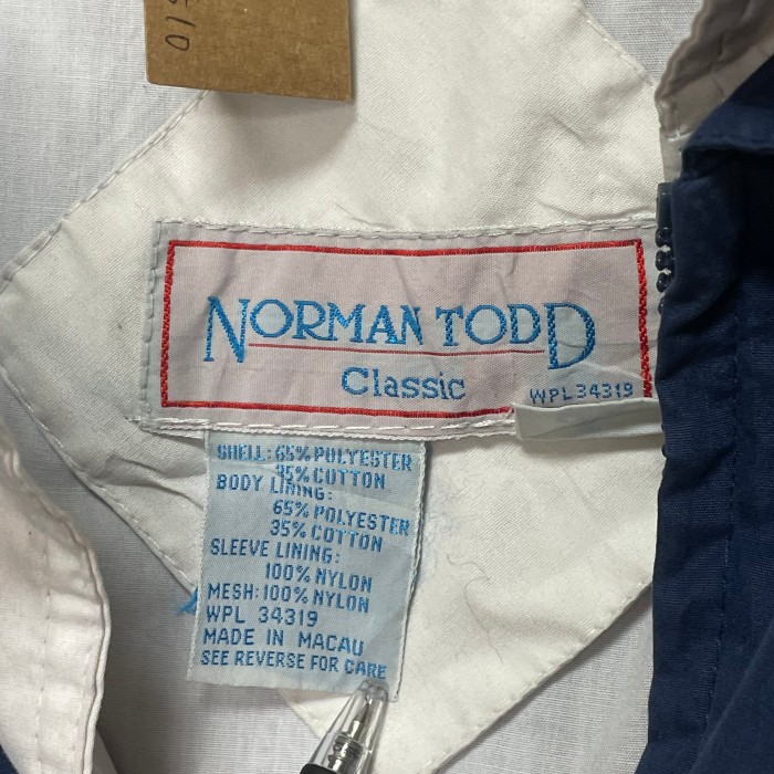 NORMAN TODD    ブルゾン　L   刺繍 | Vintage.City 古着屋、古着コーデ情報を発信