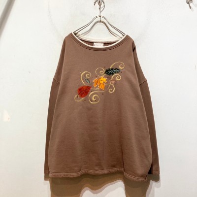 “Decorated Originals” Embroidery Sweat | Vintage.City ヴィンテージ 古着