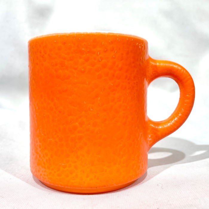 Hazel Atlas orange stacking mug | Vintage.City Vintage Shops, Vintage Fashion Trends
