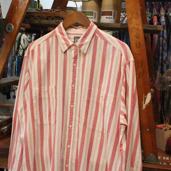 GAP striped shirt | Vintage.City 古着屋、古着コーデ情報を発信