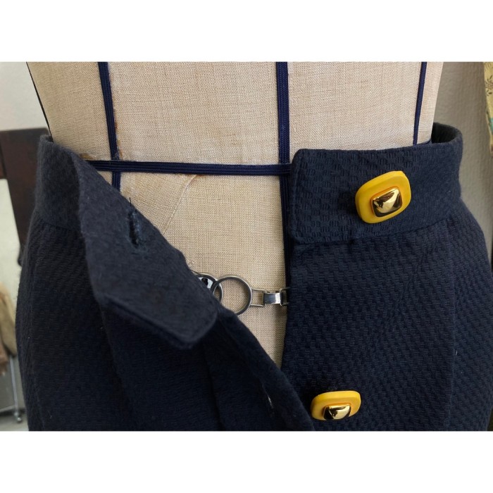 long skirt イタリア製 ロングスカート 黒黄 タイト レディースM | Vintage.City 古着屋、古着コーデ情報を発信