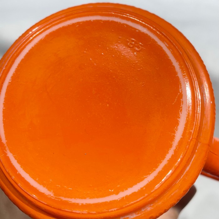 Hazel Atlas orange stacking mug | Vintage.City Vintage Shops, Vintage Fashion Trends