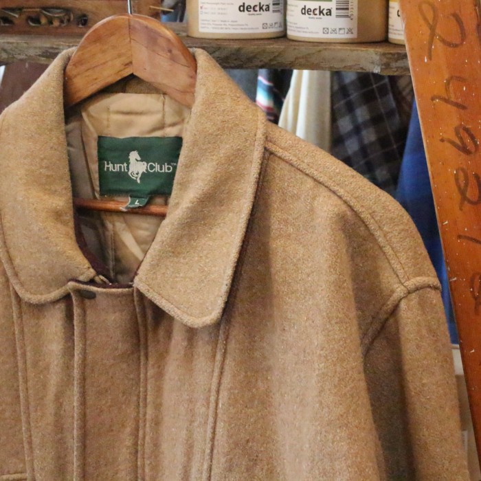 Hunt club wool blouson made in USA | Vintage.City 古着屋、古着コーデ情報を発信