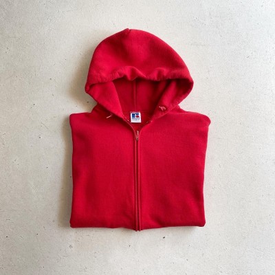 1990s RUSSELL ATHLETIC Jip up Hoodie RED | Vintage.City ヴィンテージ 古着
