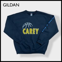 【GILDAN】バスケ ロゴ プリント バックロゴ 袖プリント スウェット古着 | Vintage.City ヴィンテージ 古着