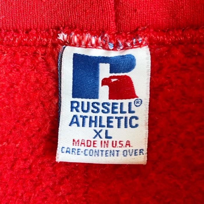 1990s RUSSELL ATHLETIC Jip up Hoodie RED | Vintage.City 빈티지숍, 빈티지 코디 정보