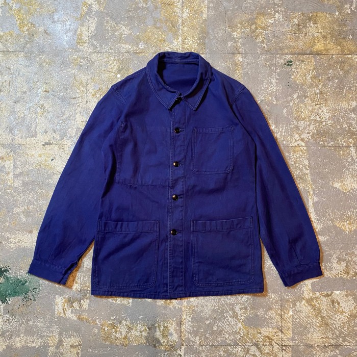ユーロワークジャケット ロイヤルブルー L相当 | Vintage.City 빈티지숍, 빈티지 코디 정보