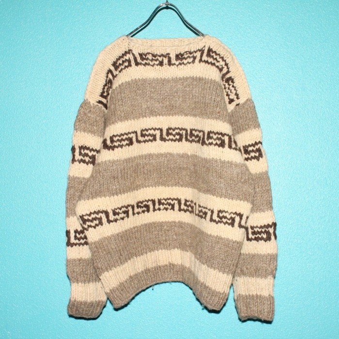 90s Ralph Lauren Wool Hand Knit Sweater | Vintage.City 古着屋、古着コーデ情報を発信