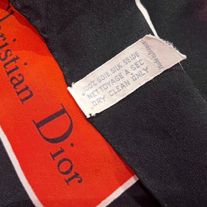 vintage＂Christian Dior＂フランス製 大花シルクスカーフ | Vintage.City 빈티지숍, 빈티지 코디 정보