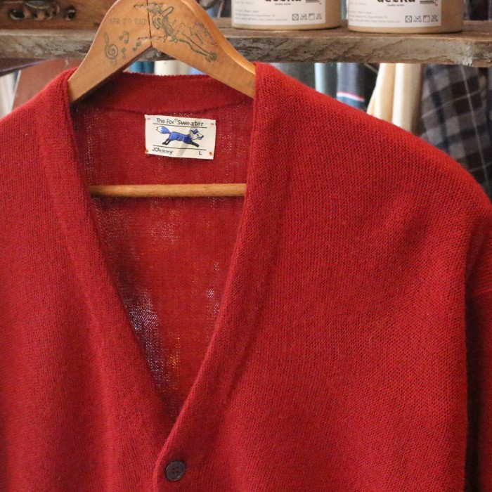 JCPenney The Fox sweater cardigan | Vintage.City 빈티지숍, 빈티지 코디 정보