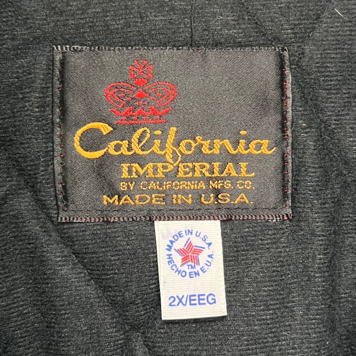 【Made in USA】【ラグランスリーブ】California   中綿ジャ | Vintage.City 古着屋、古着コーデ情報を発信