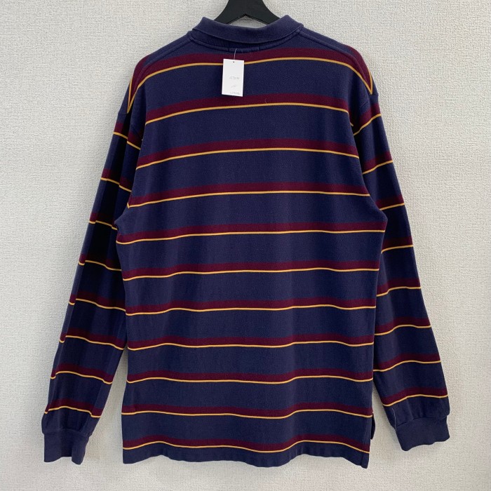 90s ポロラルフローレン ラガーシャツ ボーダー ワンポイントロゴ L | Vintage.City 古着屋、古着コーデ情報を発信