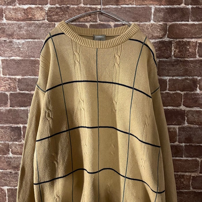 haggar design  ウィンドペン ニット セーター | Vintage.City 古着屋、古着コーデ情報を発信
