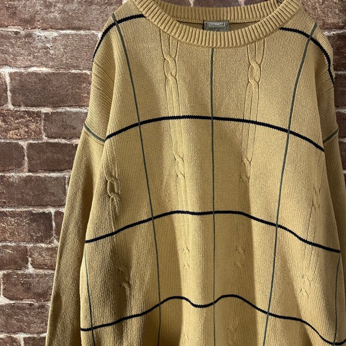 haggar design  ウィンドペン ニット セーター | Vintage.City 빈티지숍, 빈티지 코디 정보