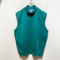 "FAIRWAY & GREENE" Half Zip Sweat Vest | Vintage.City ヴィンテージ 古着
