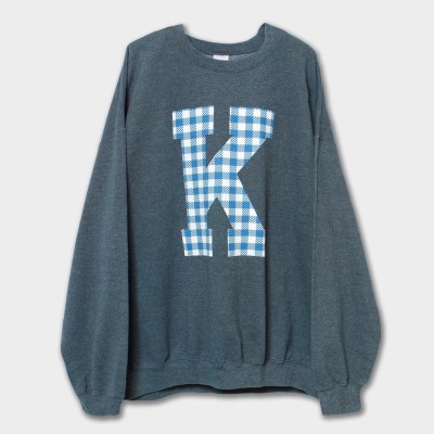 Print Sweat Shirt "K" | Vintage.City ヴィンテージ 古着
