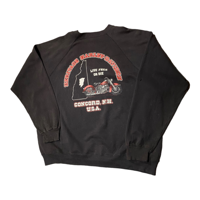 80s Harley-Davidson sweat | Vintage.City 빈티지숍, 빈티지 코디 정보