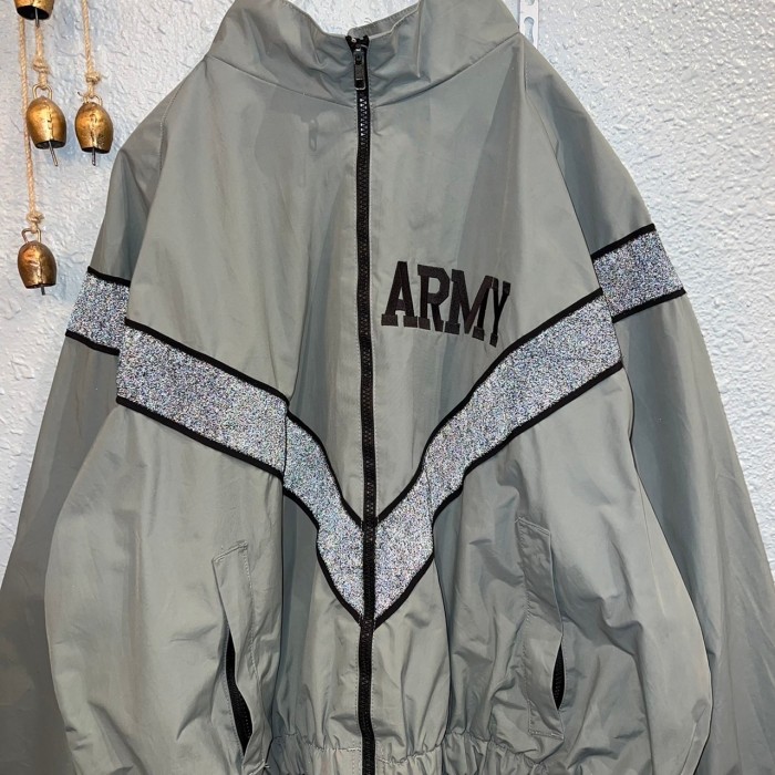 US ARMY IPFU トレーニングジャケット ミリタリー ナイロンジャケット 