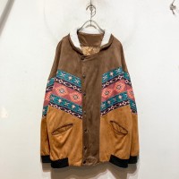 OLD Switching Fake Suede Jacket | Vintage.City ヴィンテージ 古着