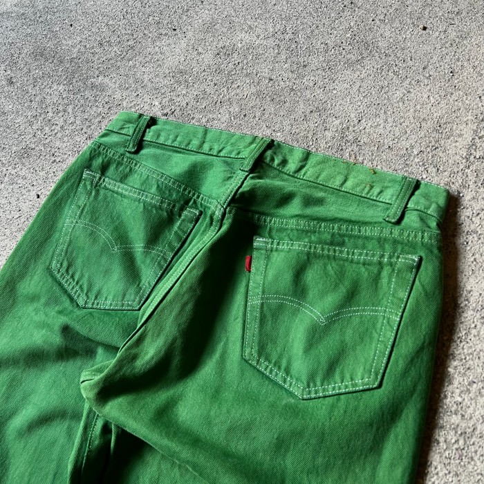 levi's 501 デニムパンツ カラーパンツ 緑 90s | Vintage.City 빈티지숍, 빈티지 코디 정보