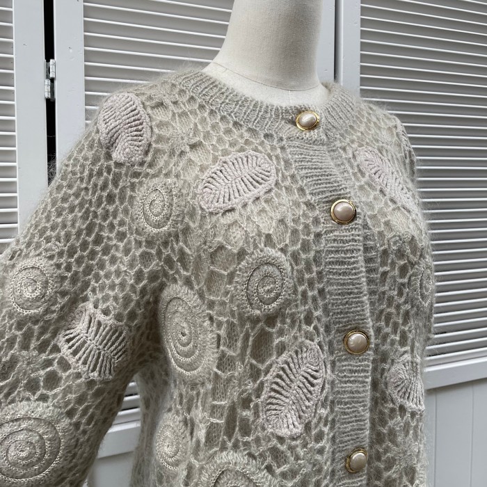 leaf & swirl crochet cardigan | Vintage.City Vintage Shops, Vintage Fashion Trends