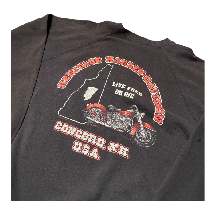 80s Harley-Davidson sweat | Vintage.City 빈티지숍, 빈티지 코디 정보