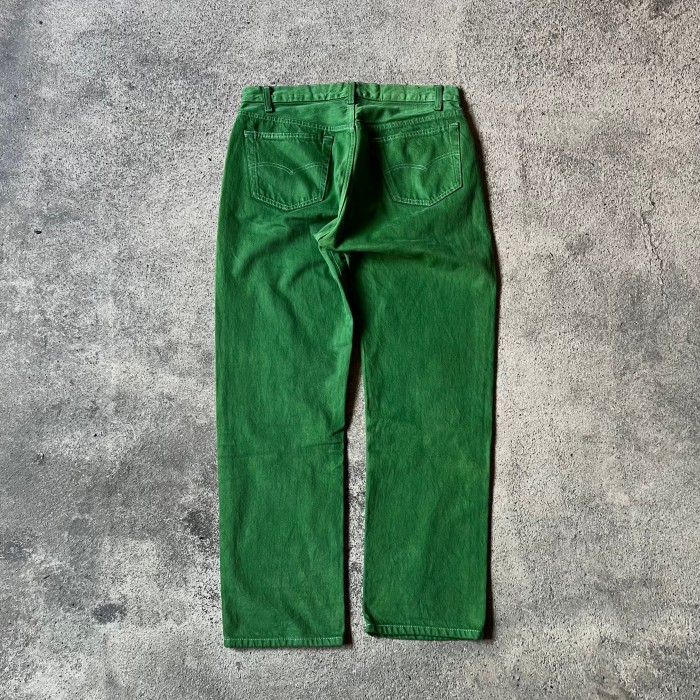 levi's 501 デニムパンツ カラーパンツ 緑 90s | Vintage.City 빈티지숍, 빈티지 코디 정보