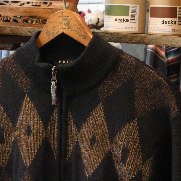 HALF ZIP KNIT made in Italy | Vintage.City 古着屋、古着コーデ情報を発信