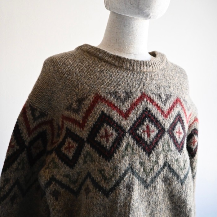 L.L.BEAN pattern knit | Vintage.City Vintage Shops, Vintage Fashion Trends