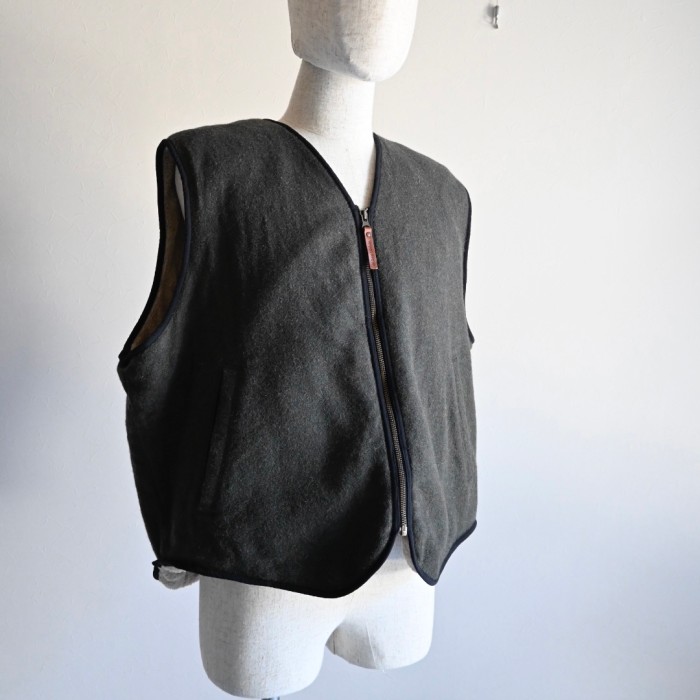 WOOLRICH zip vest | Vintage.City 古着屋、古着コーデ情報を発信