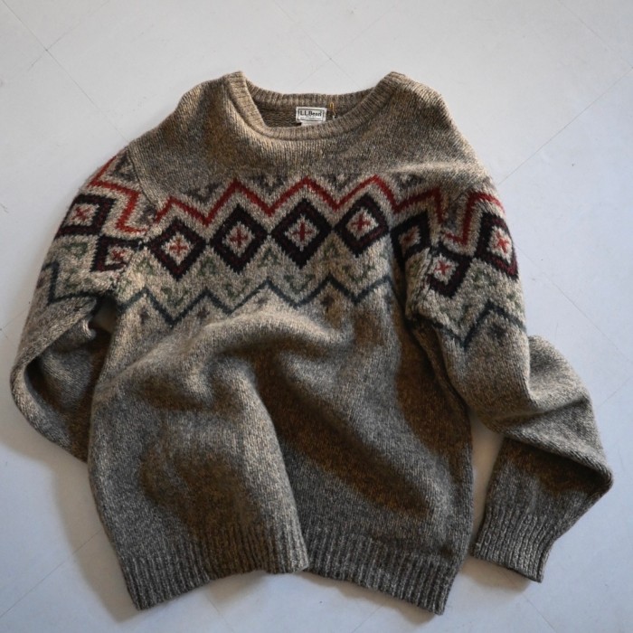 L.L.BEAN pattern knit | Vintage.City 古着屋、古着コーデ情報を発信
